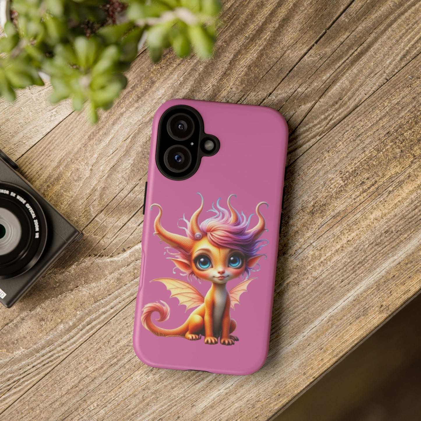 Dragon-Themed Phone Case, Cute Fantasy Phone Cover, Gifts for Kids, Magical Dragon Design, Birthday Present, Phone Accessories