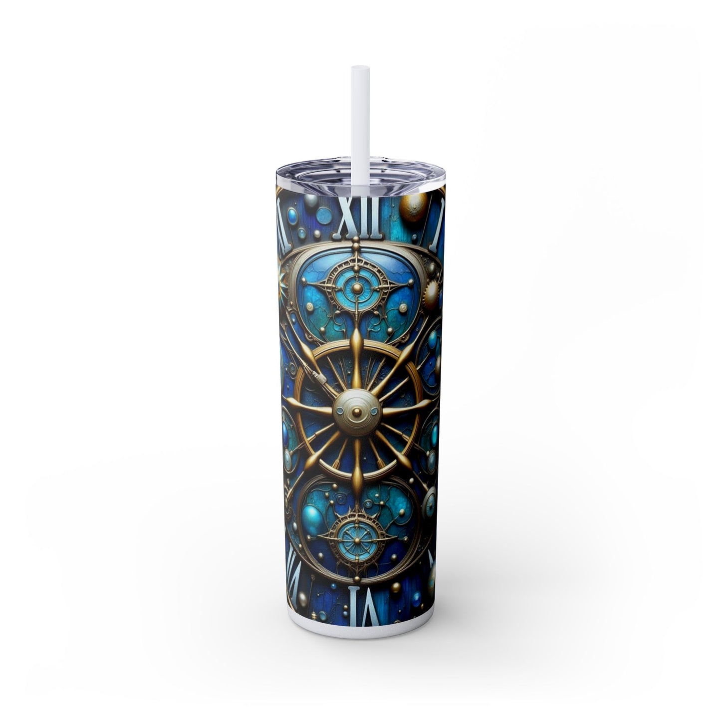 Galactic Clock Skinny Tumbler, 20oz | Space Theme Travel Mug | Ideal Gift for Astronomers | Cosmic Decor | Unique Birthday Present | [...]