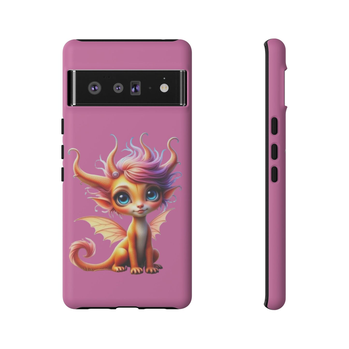 Dragon-Themed Phone Case, Cute Fantasy Phone Cover, Gifts for Kids, Magical Dragon Design, Birthday Present, Phone Accessories