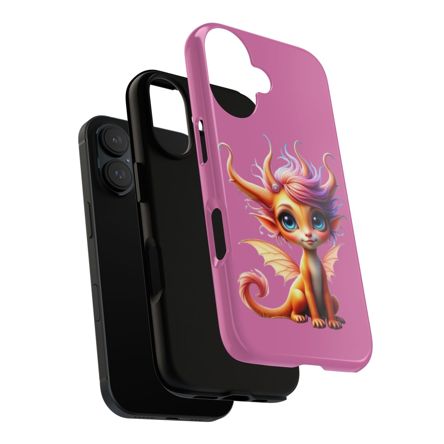 Dragon-Themed Phone Case, Cute Fantasy Phone Cover, Gifts for Kids, Magical Dragon Design, Birthday Present, Phone Accessories