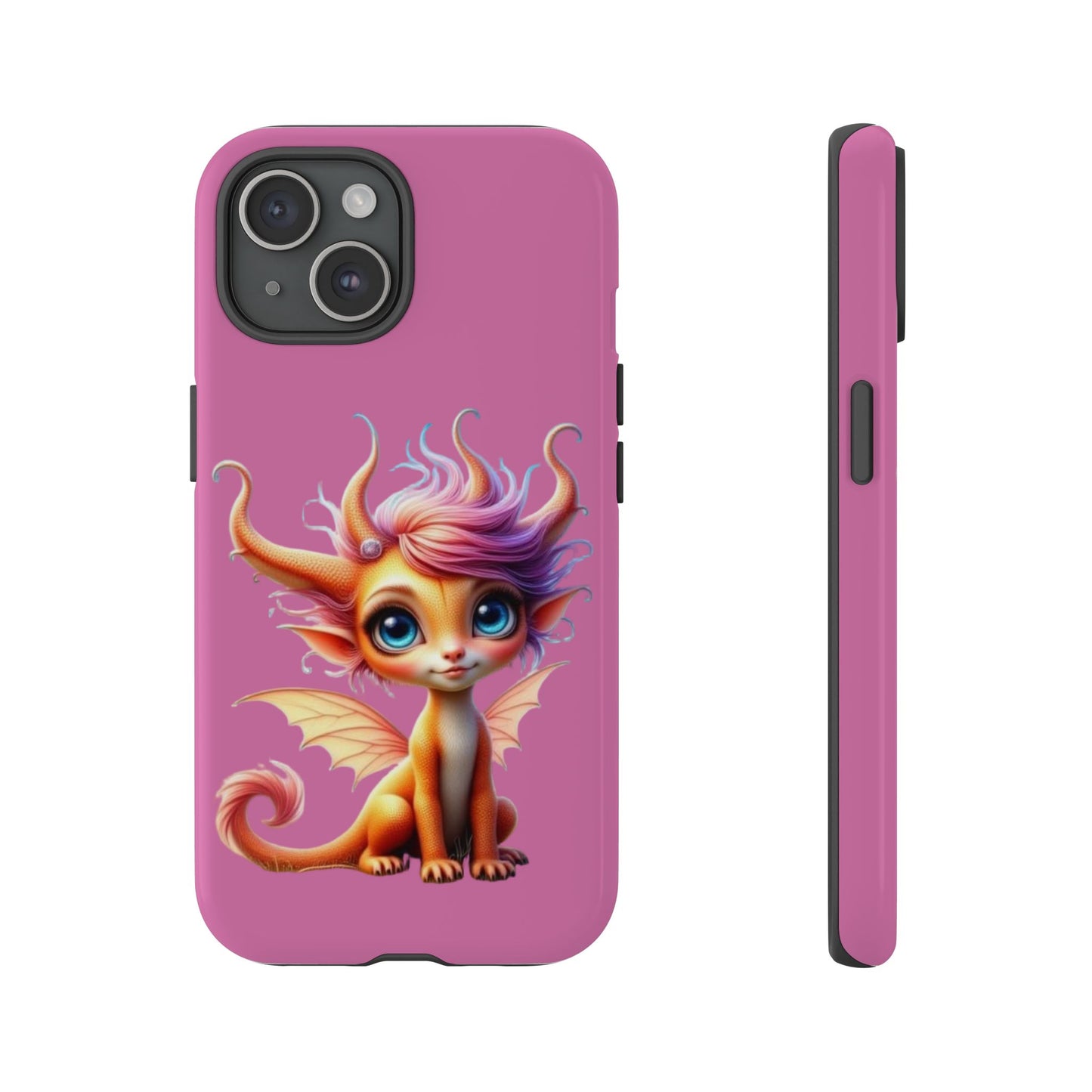 Dragon-Themed Phone Case, Cute Fantasy Phone Cover, Gifts for Kids, Magical Dragon Design, Birthday Present, Phone Accessories