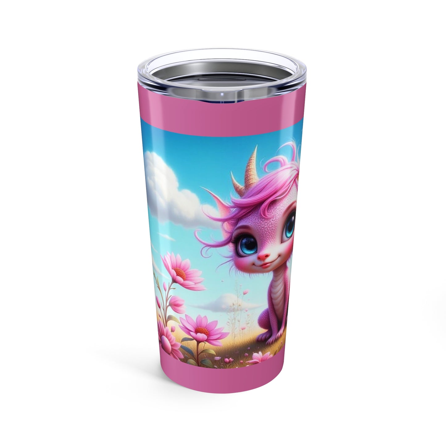 Fantasy Dragon Tumbler 20oz - Cute Drinkware, Magical Gift, Kid's Birthday, Fairy Tale Decor, Halloween Cup