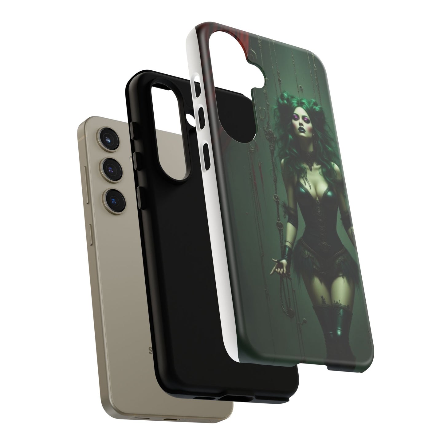 Gothic Phone Case for Tough Souls, Dark Aesthetic, Halloween Gift, Alternative Fashion, Unique Mobile Accessory
