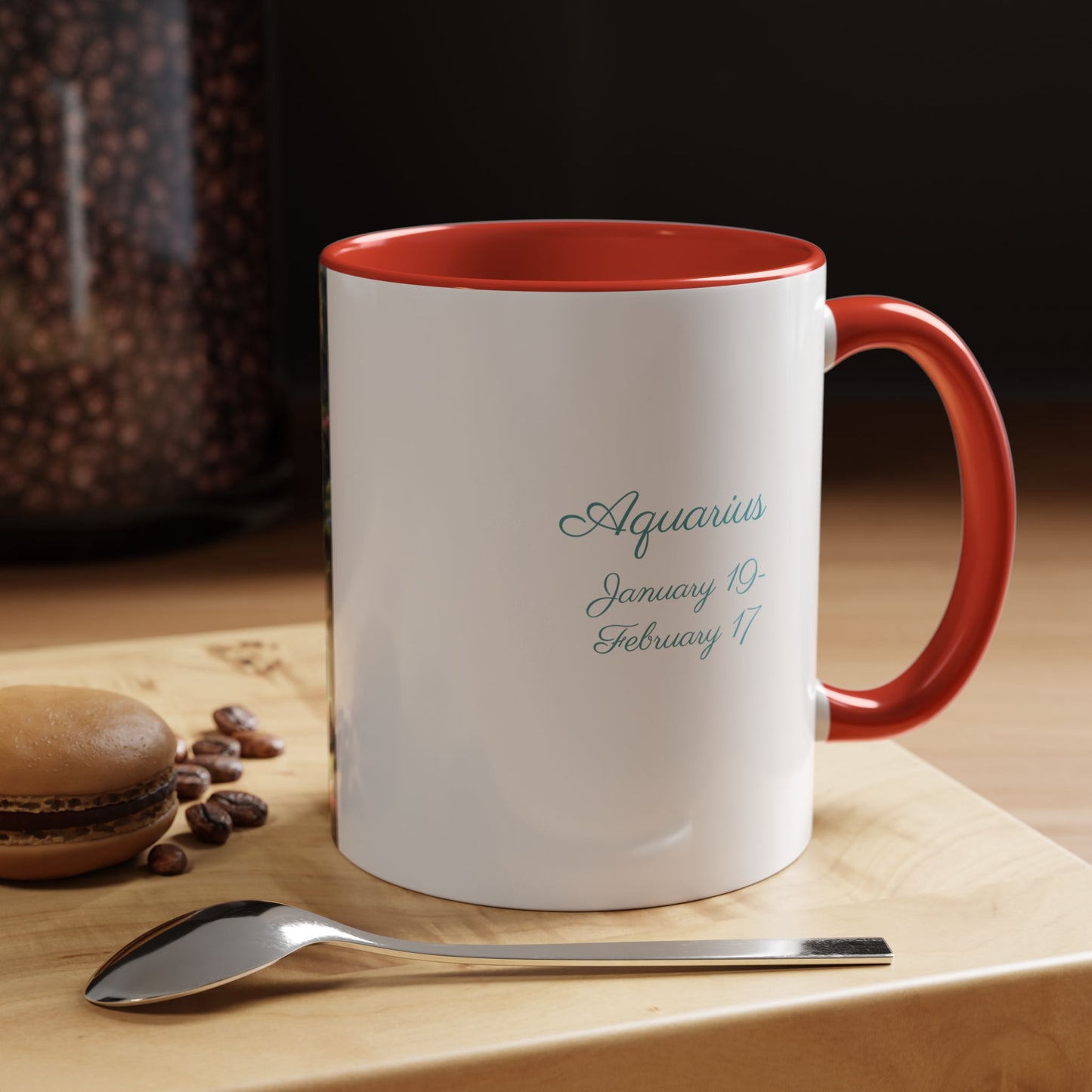 Astrology Aquarius, Accent Coffee Mug - 11oz and 15oz