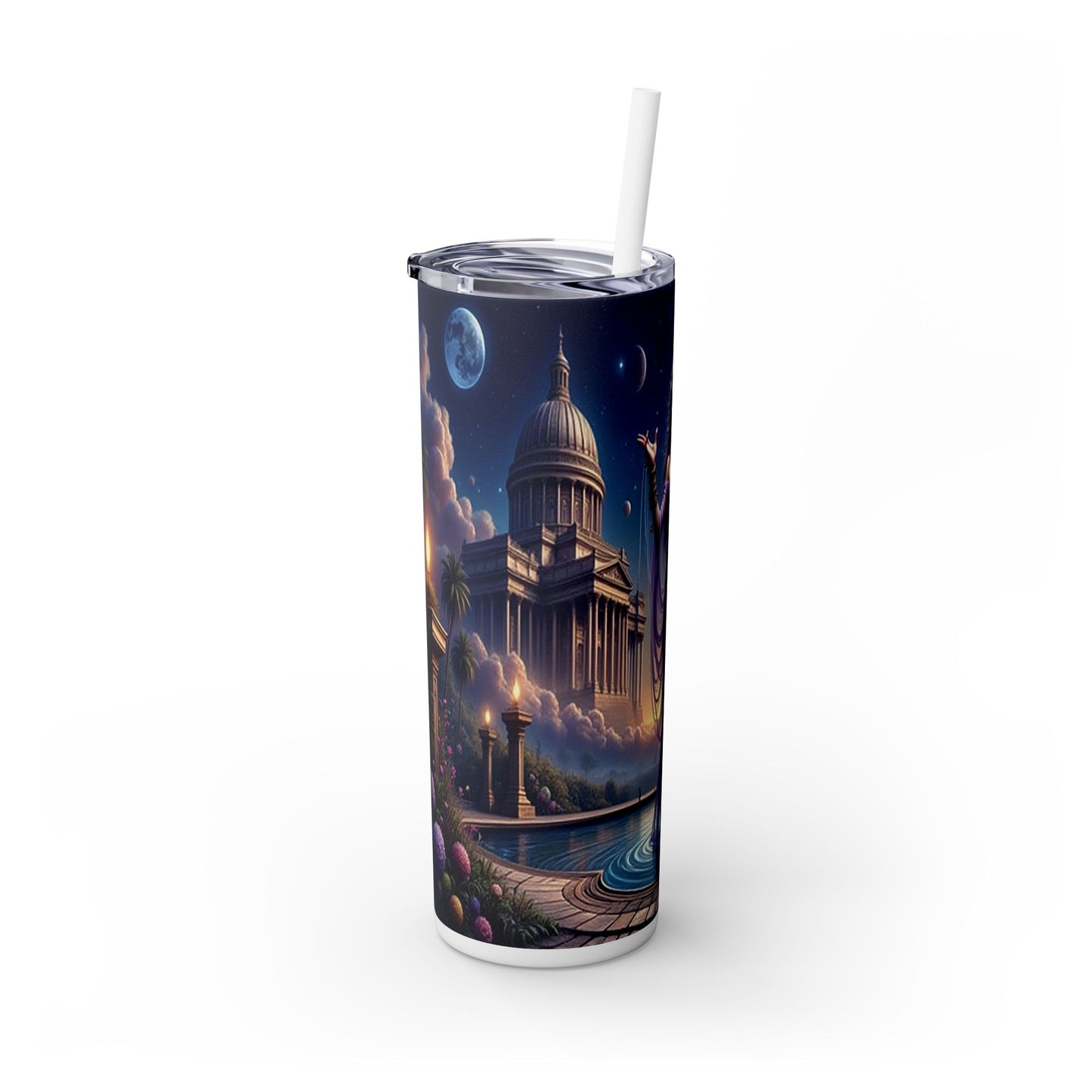 Zodiac Libra Tumbler with Straw 20oz