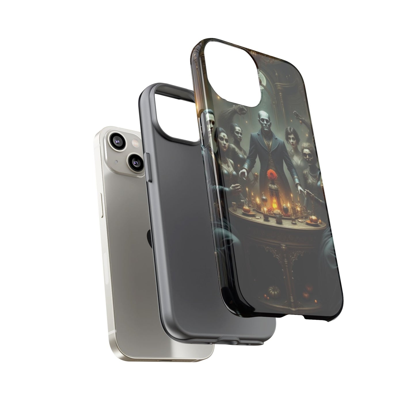 Gothic Phone Case, Unique Tough Cases, Dark Aesthetic Accessories, Perfect Gift for Halloween, Stylish Tech Protection