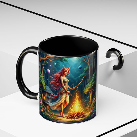 Astrology Sagittarius Accent Coffee Mug (11, 15oz)