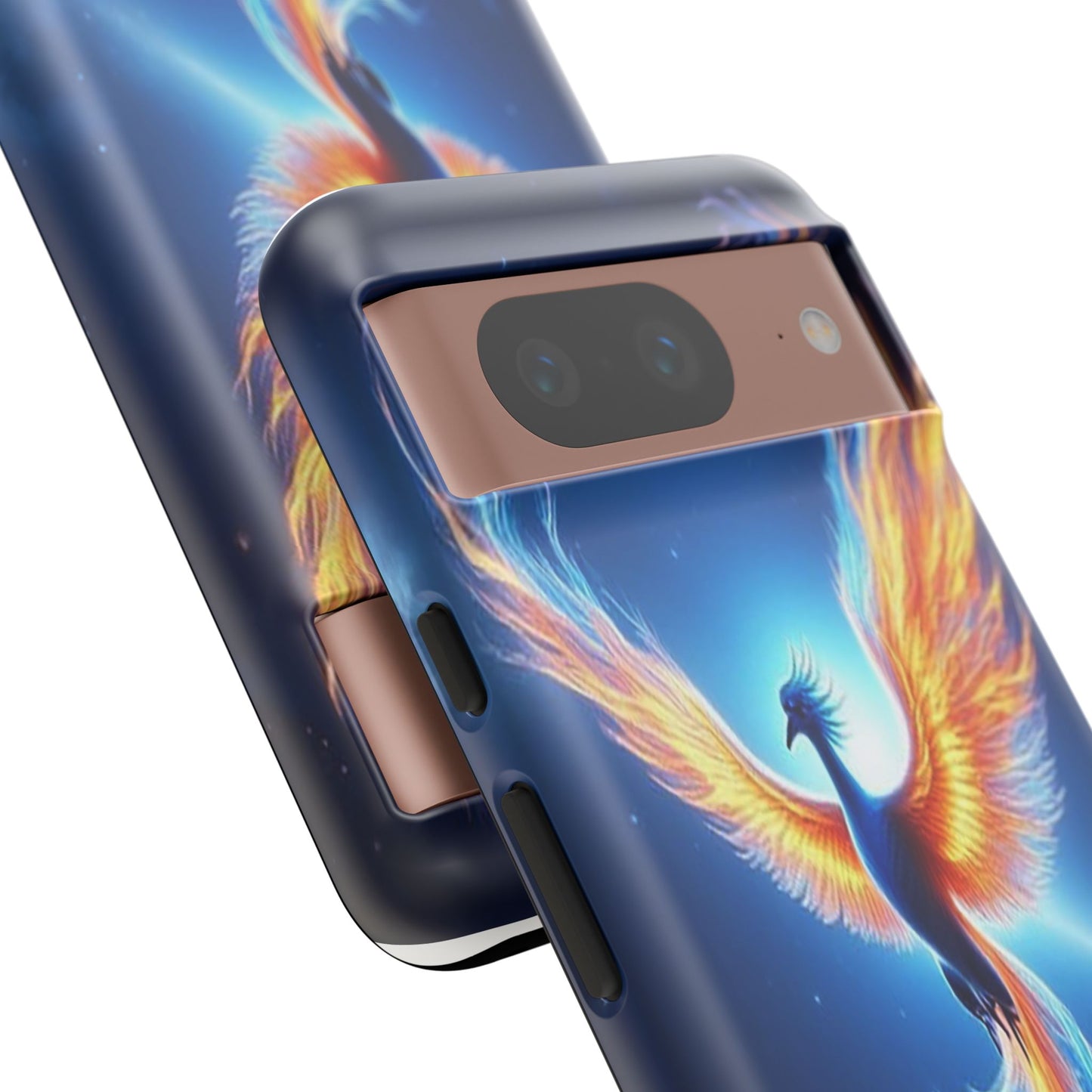 Phoenix Tough Case, Blue Bird Phone Case, Fantasy Designs, Space theme