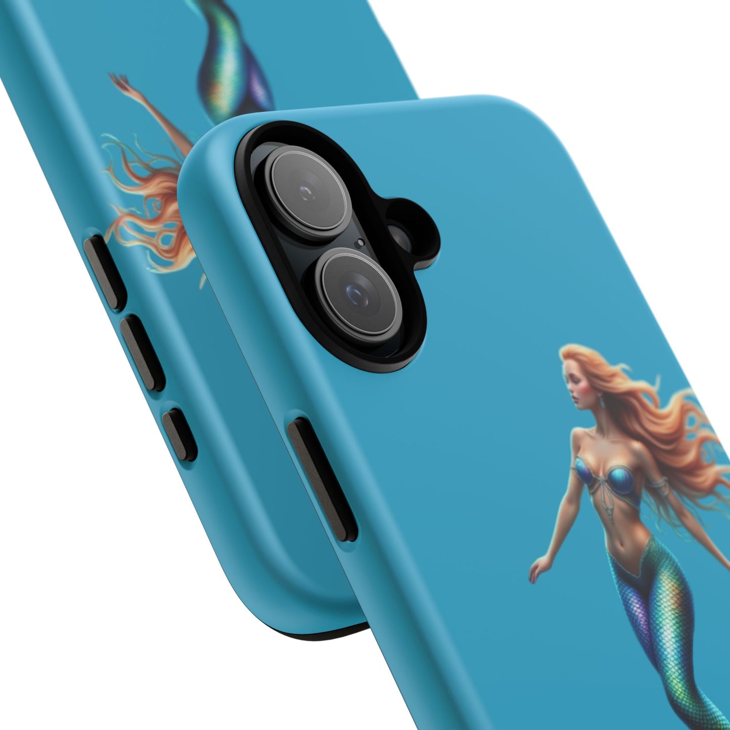 Mermaid Phone Case, Tough Phone Cover, Ocean Lover Gift, Cute Mermaid Accessory, Summer Vibes Case