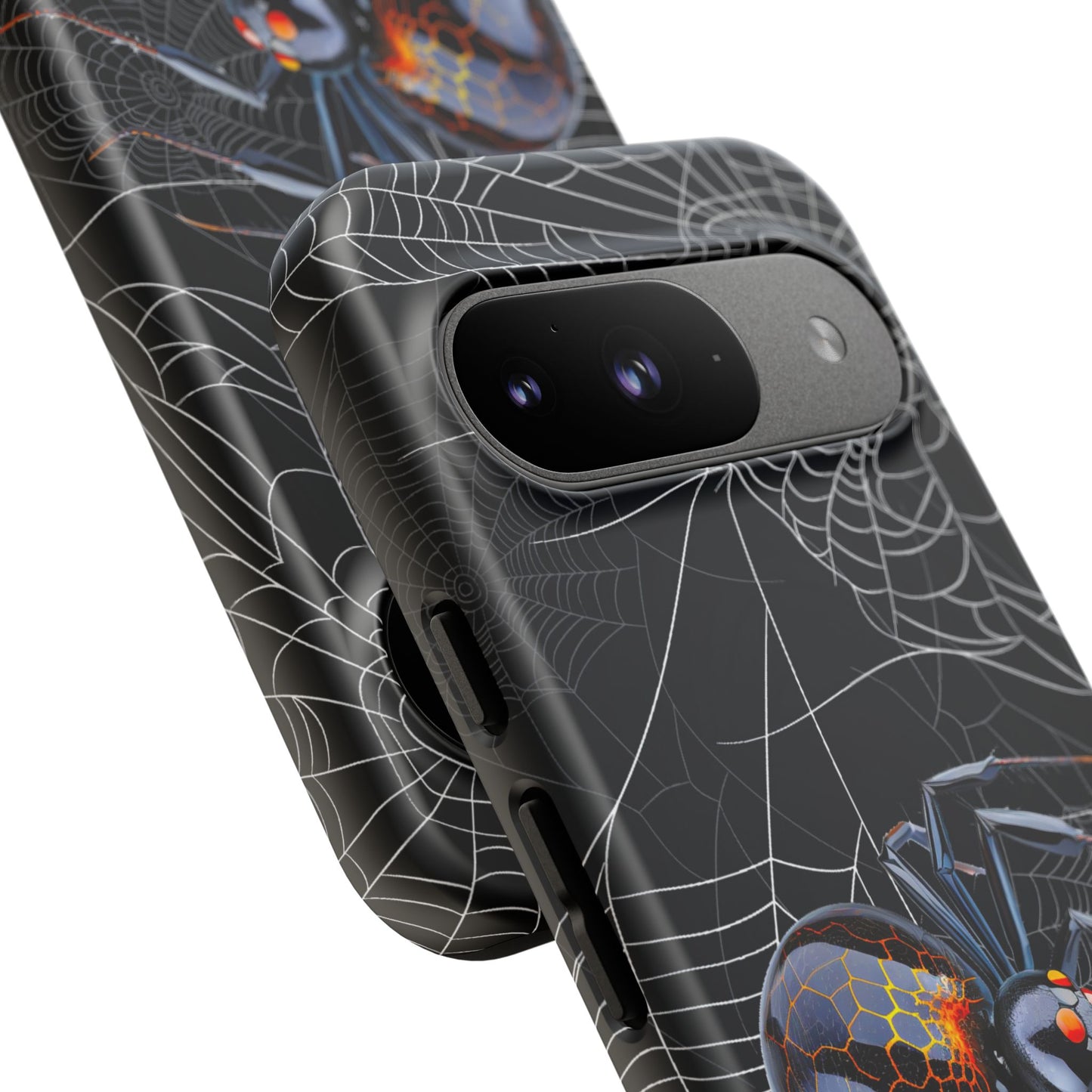 Spider Web Phone Case - Tough Cases for Halloween, Spooky Decor, Gift for Teens, Gothic Style, Unique Customizable Covers