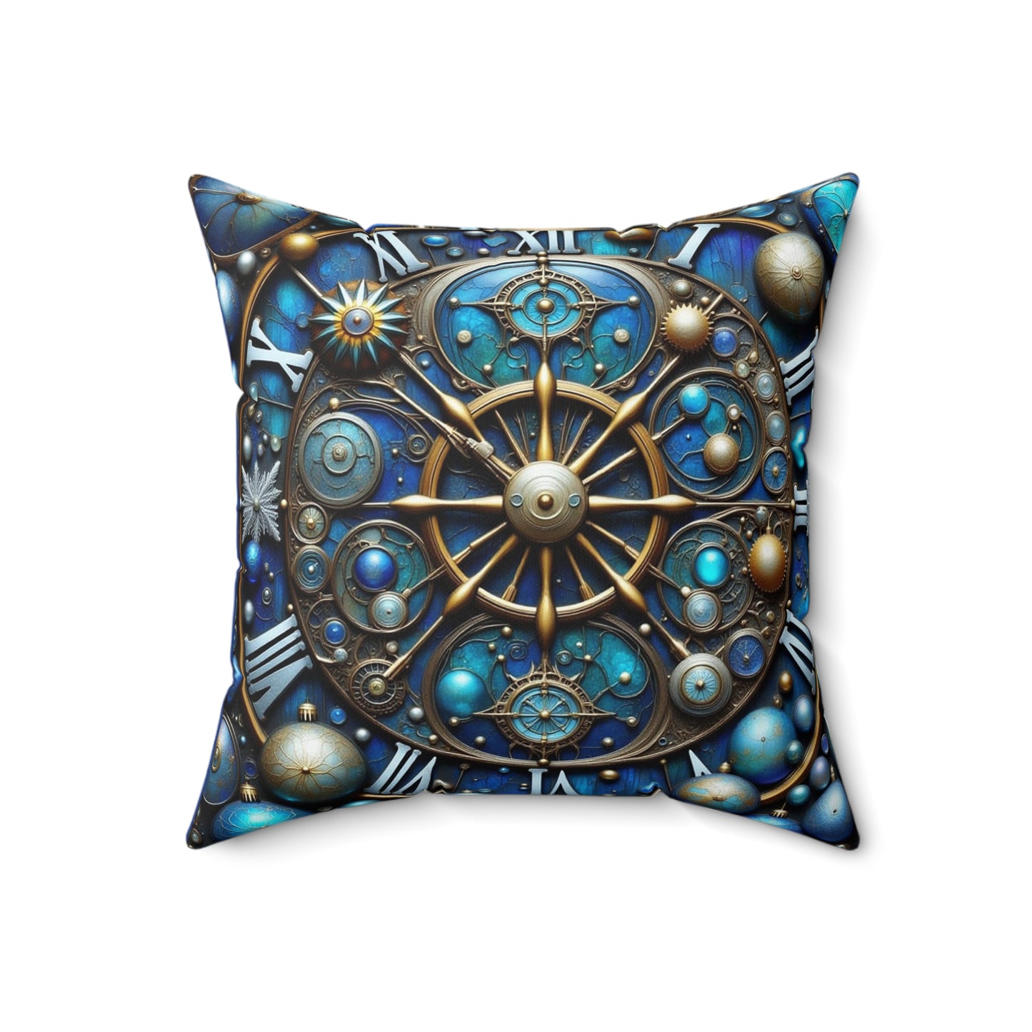 Celestial Themed Square Pillow, Starry Zodiac Decor, Bohemian Home Cushion, Astrology Gift, Cosmic Throw Pillow, Celestial Art