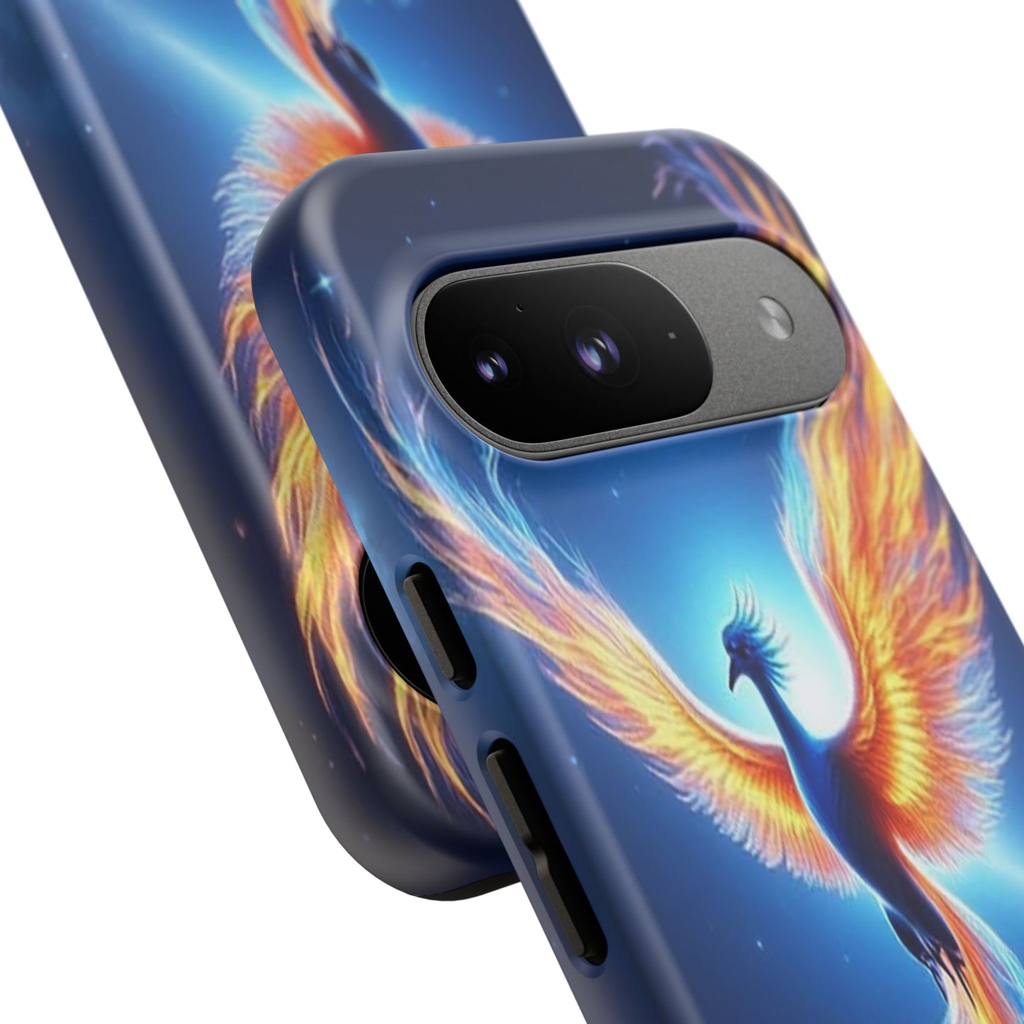 Phoenix Tough Case, Blue Bird Phone Case, Fantasy Designs, Space theme