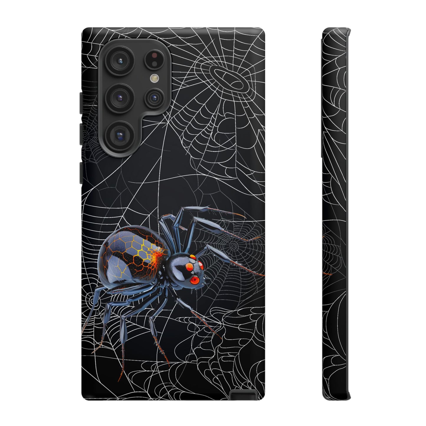 Spider Web Phone Case - Tough Cases for Halloween, Spooky Decor, Gift for Teens, Gothic Style, Unique Customizable Covers