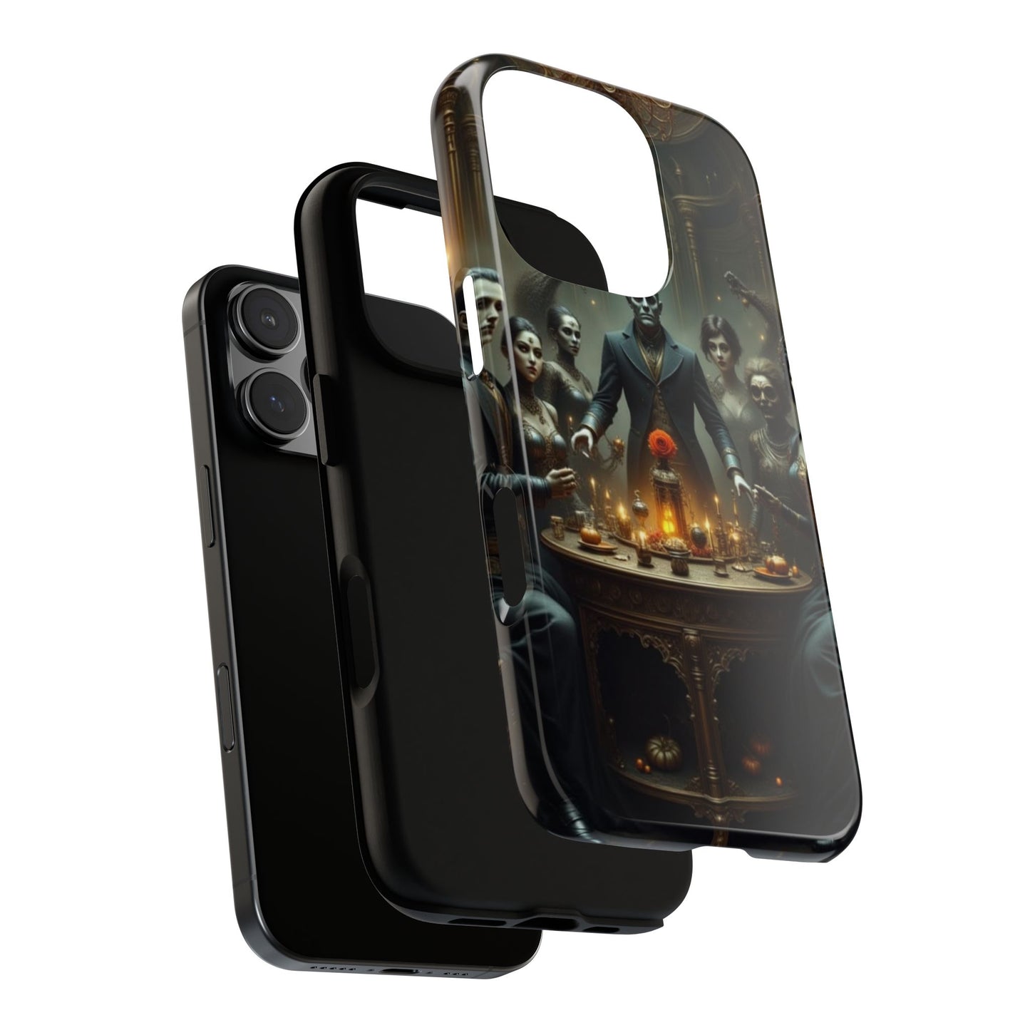Gothic Phone Case, Unique Tough Cases, Dark Aesthetic Accessories, Perfect Gift for Halloween, Stylish Tech Protection