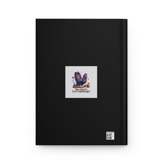 Mystical Cat Hardcover Journal, Spooky Notebook for Cat Lovers, Gift for Halloween, Journal for Writing & Sketching