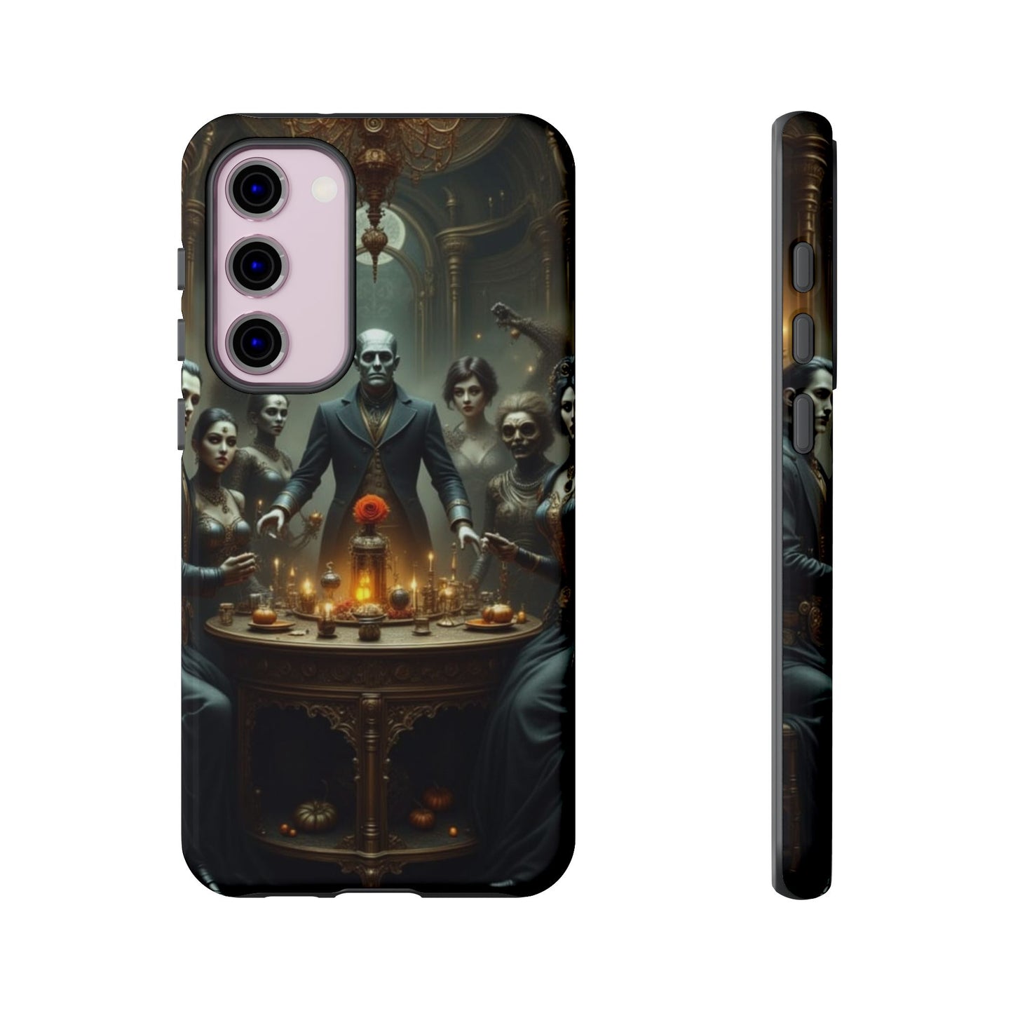 Gothic Phone Case, Unique Tough Cases, Dark Aesthetic Accessories, Perfect Gift for Halloween, Stylish Tech Protection
