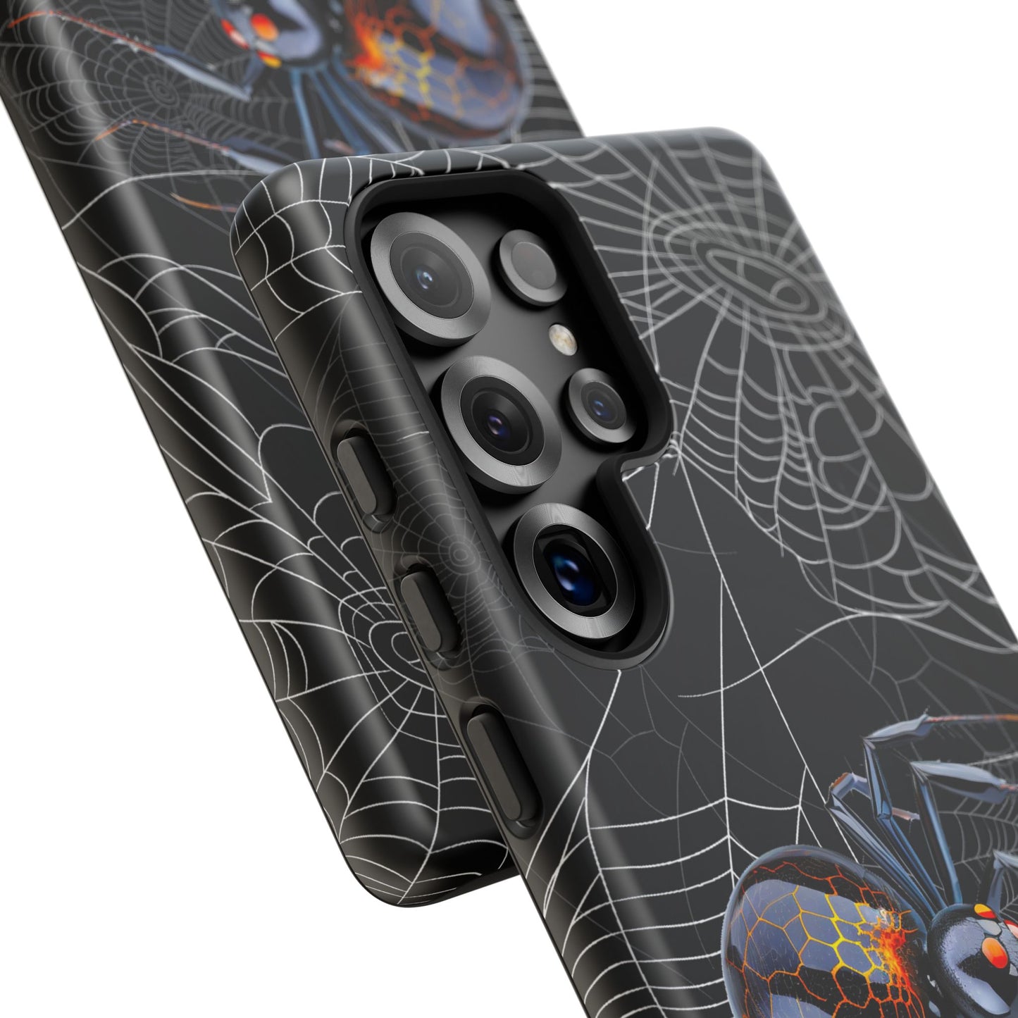 Spider Web Phone Case - Tough Cases for Halloween, Spooky Decor, Gift for Teens, Gothic Style, Unique Customizable Covers
