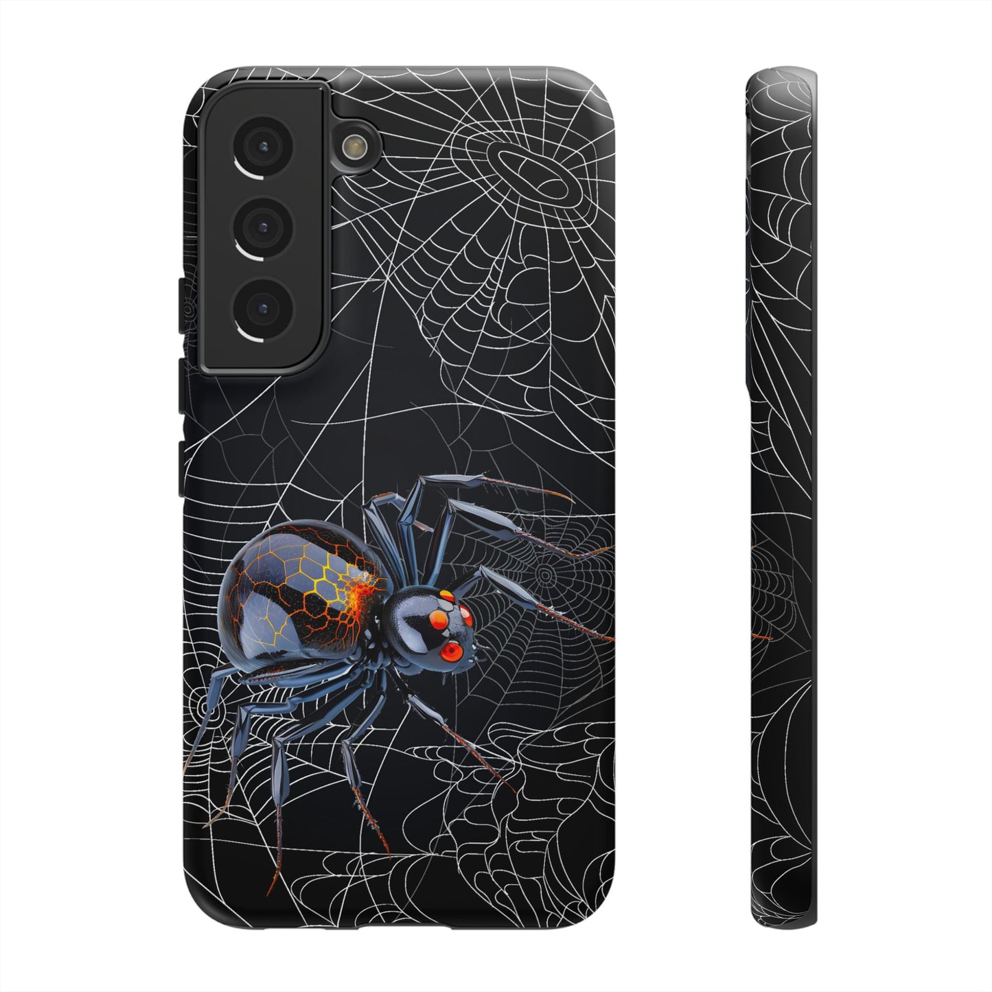Spider Web Phone Case - Tough Cases for Halloween, Spooky Decor, Gift for Teens, Gothic Style, Unique Customizable Covers