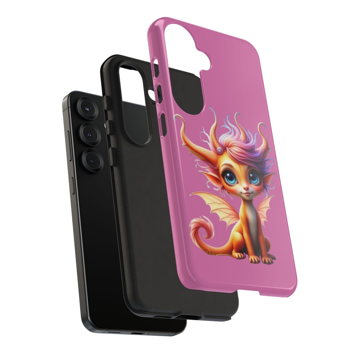 Dragon-Themed Phone Case, Cute Fantasy Phone Cover, Gifts for Kids, Magical Dragon Design, Birthday Present, Phone Accessories