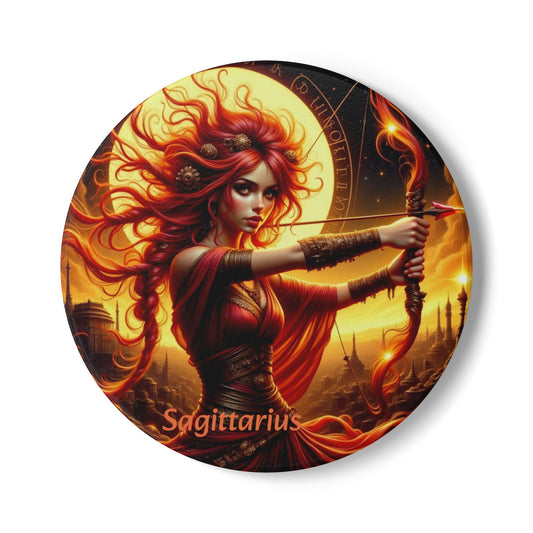 Ceramic Coaster, Zodiac Sagittarius, Astrology Signs