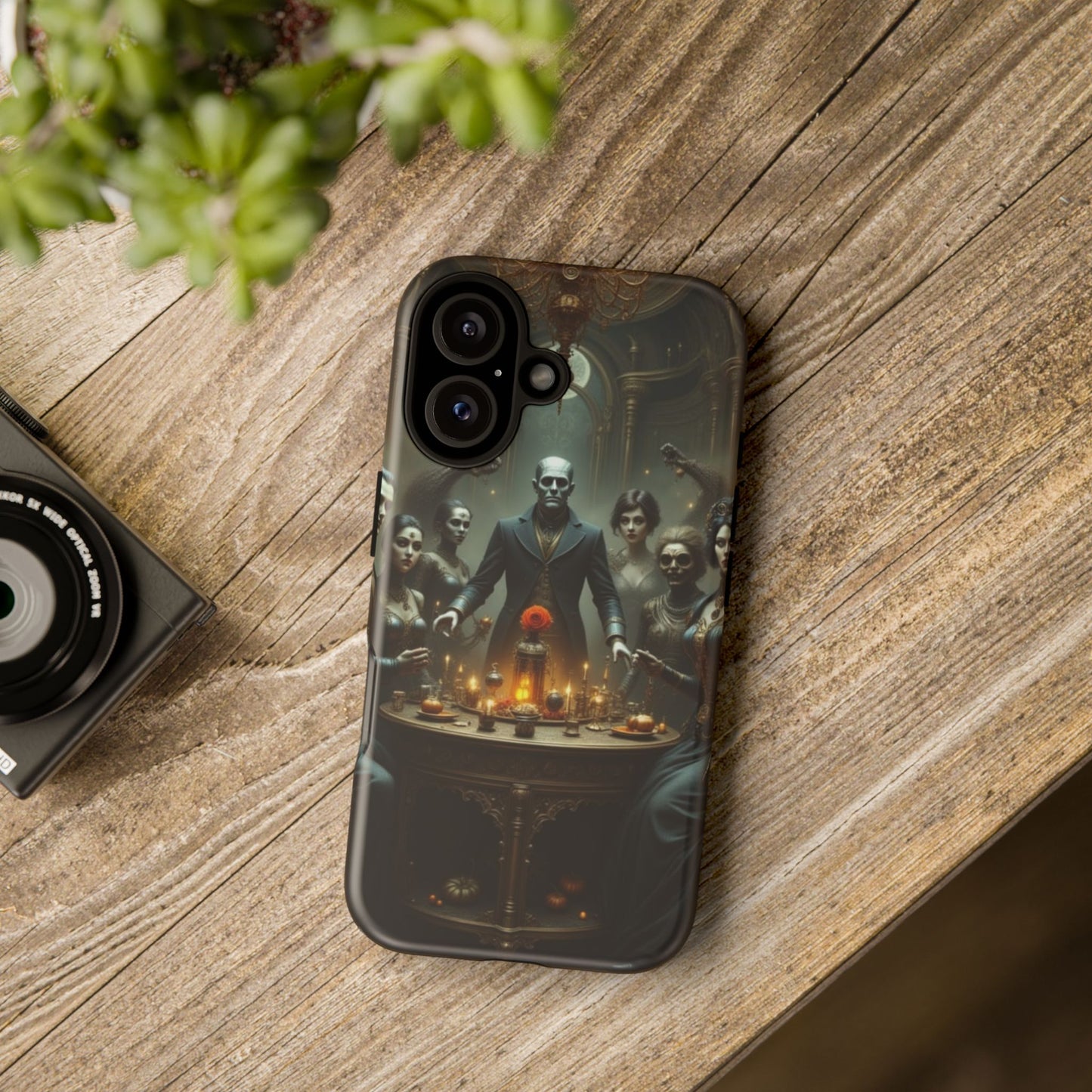 Gothic Phone Case, Unique Tough Cases, Dark Aesthetic Accessories, Perfect Gift for Halloween, Stylish Tech Protection
