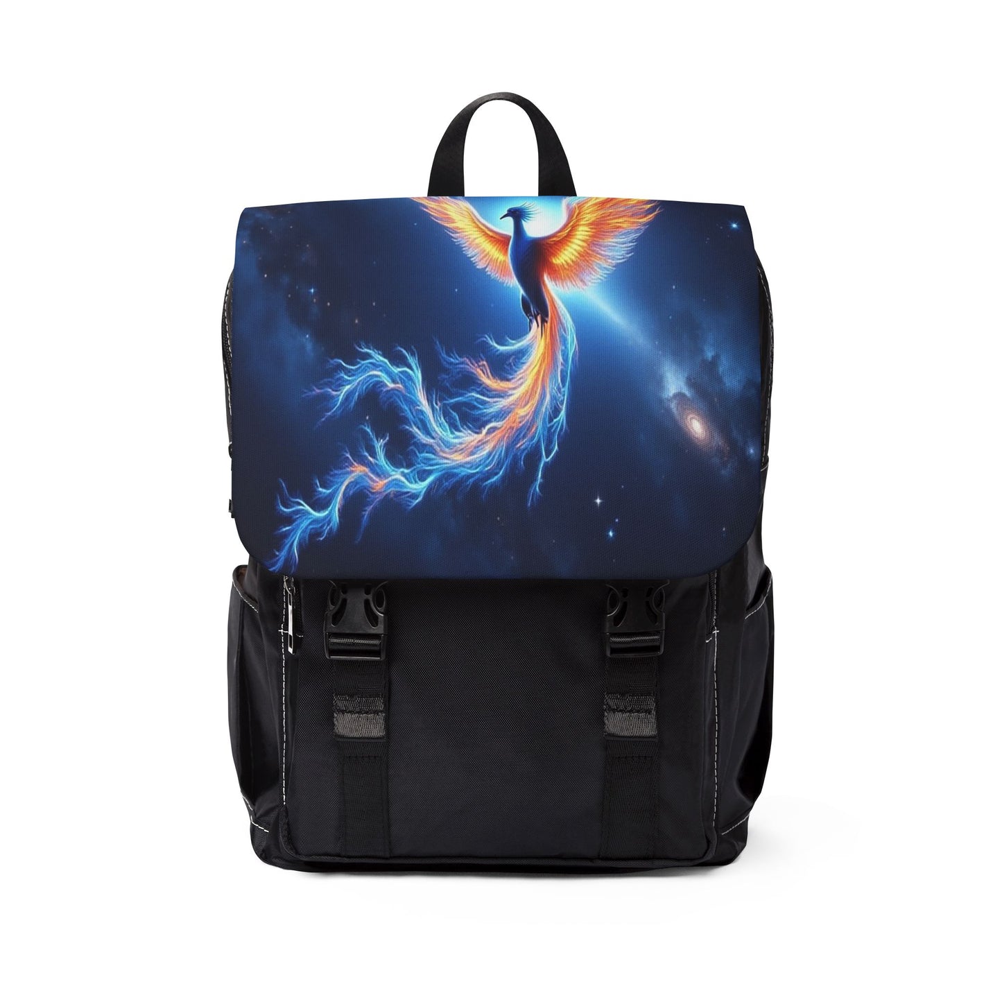 Phoenix Graphic Unisex Casual Shoulder Backpack, Stylish Daypack, Ideal for School, Travel, Gifts, Outdoor Adventure
