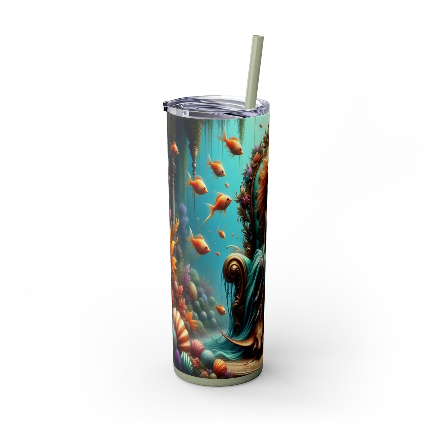 Zodiac Pisces Tumbler with Straw, 20oz