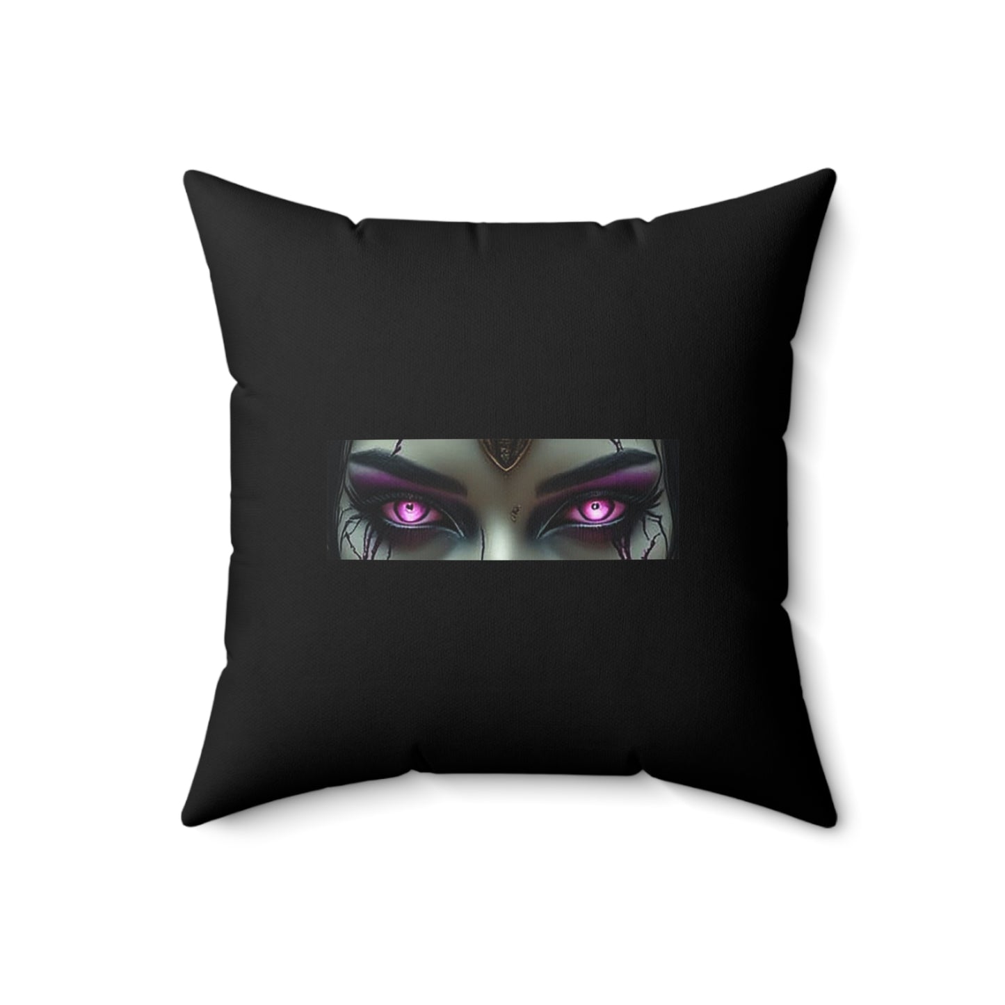 Mystical Velvet Square Pillow, Gothic Home Decor, Witchy Style, Unique Throw Pillow, Cozy Living Room Accent