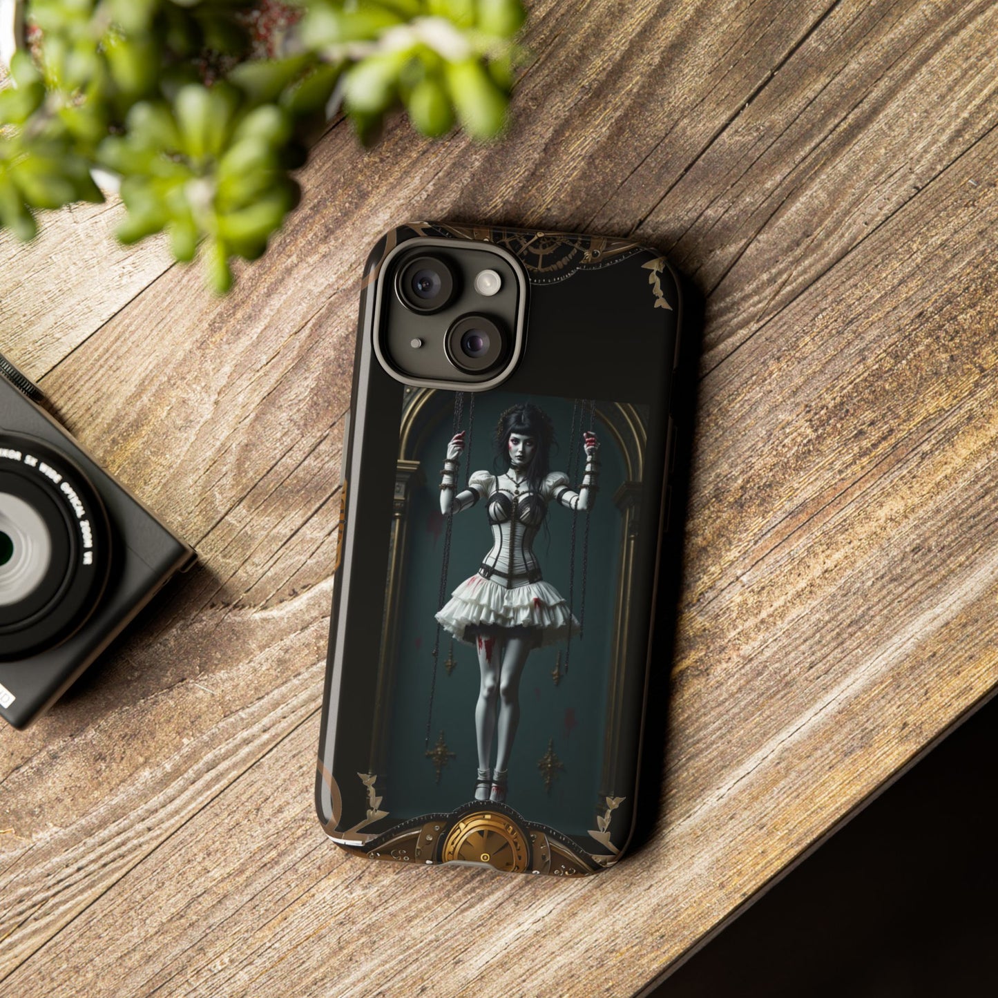 Steampunk Phone Case, Designer Phone Cover, Artistic Mobile Case, Gothic Horror Phone Case