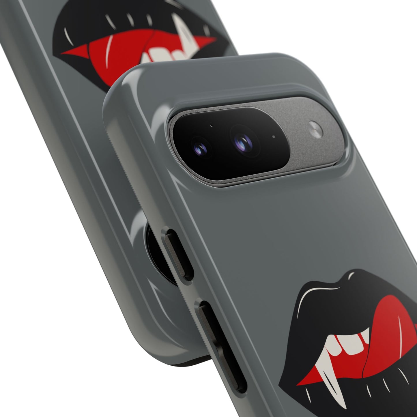 Vampire Lip Phone Case, Edgy Tech Accessories, Halloween Gifts, Goth Aesthetic, Quirky Cell Phone Cover