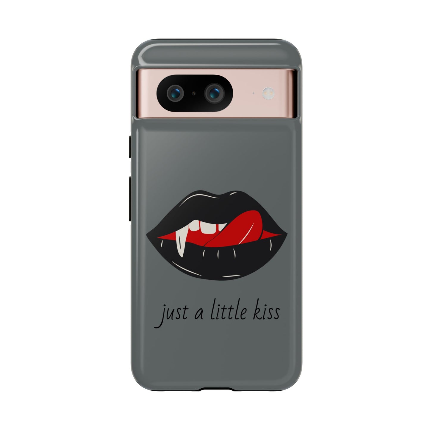 Vampire Lip Phone Case, Edgy Tech Accessories, Halloween Gifts, Goth Aesthetic, Quirky Cell Phone Cover