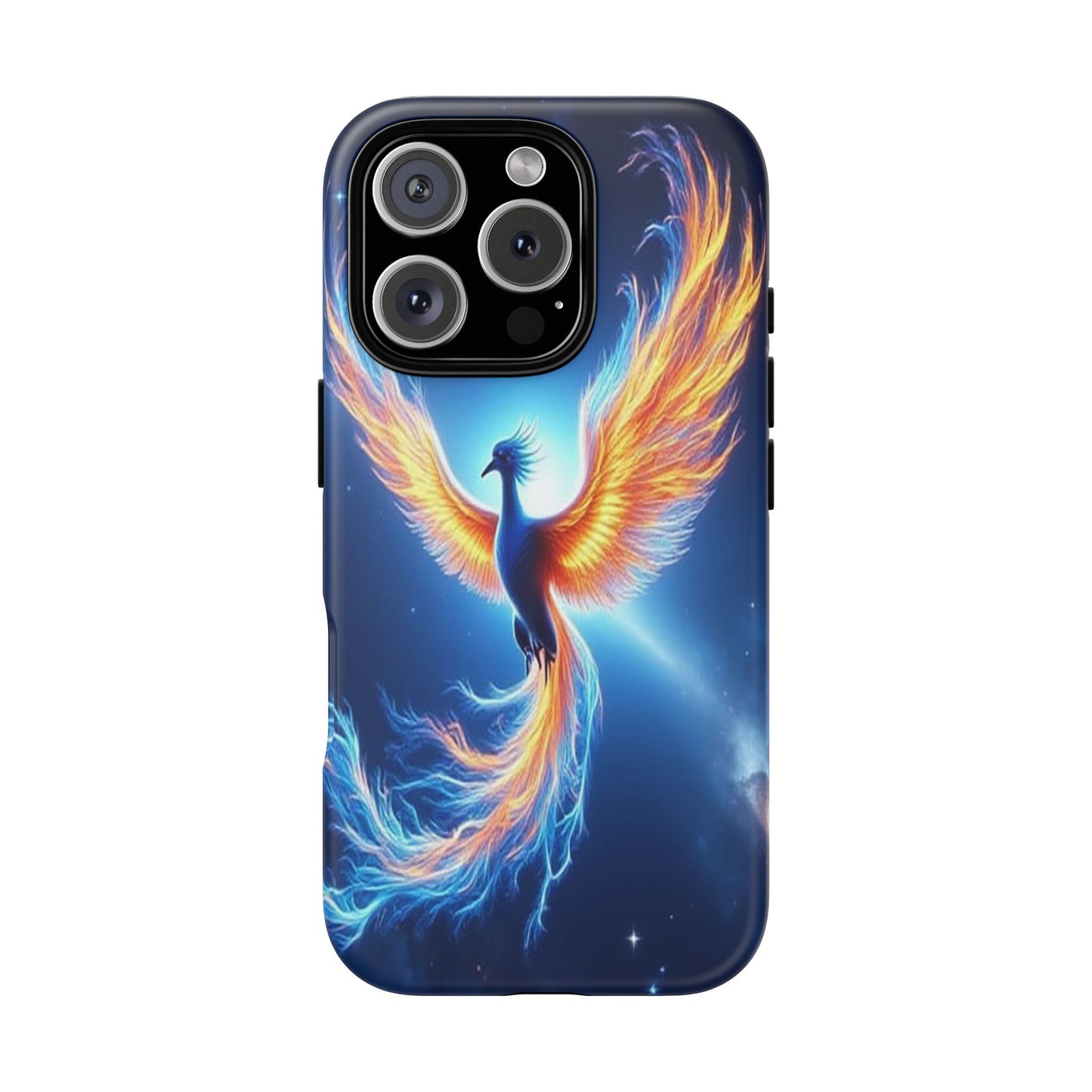 Phoenix Tough Case, Blue Bird Phone Case, Fantasy Designs, Space theme